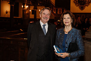 German Ambassador in Stockholm  Dr. Hans-Jürgen Heimsoeth and  Her Majesty Queen Silvia