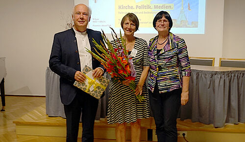 Bild von Dr. Thomas A. Seidel, seiner Frau Cornelia Seidel und Ministerpräsidentin a.D. Christine Lieberknecht