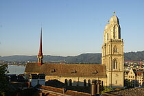 The 'Grossmünster' cathedral in Zurich